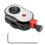 Fomito Quick Release Plate for Camera Video Monitor, Margic Arm Flash Bracket