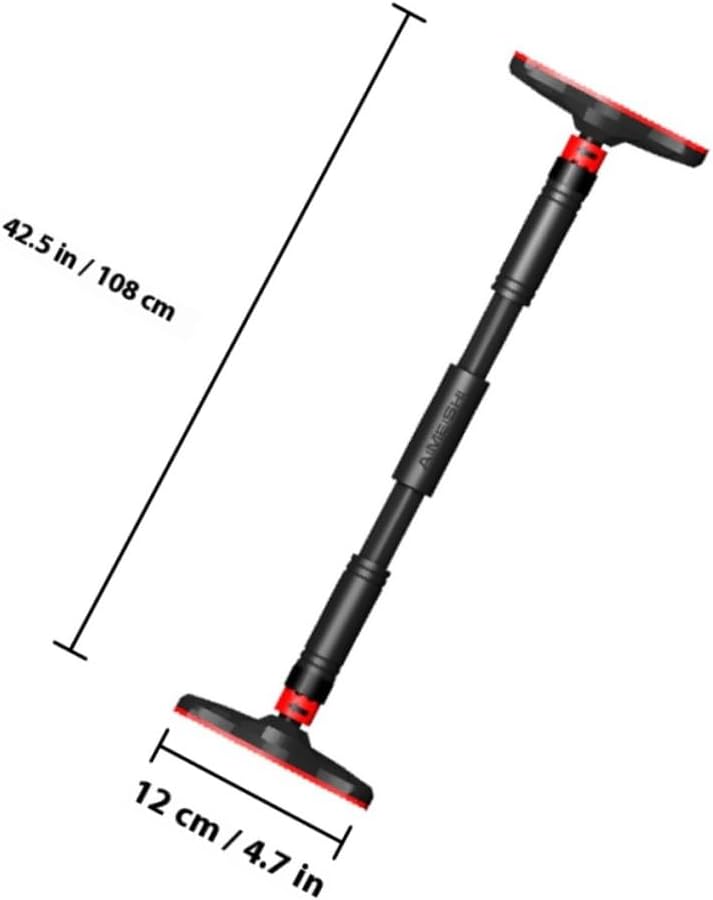 Abaodam 1Pc Pull Up Bar Strength Training Equipment for Home Gym Wall Doorway Use Slip Pads for Secure Grip Versatile Fitness Tool for Upper Body Workouts