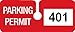 Brady 96292 4 3/4" Width x 2"Height, Vinyl, Red Rearview Mirror Hanging Tags (100 Tags)
