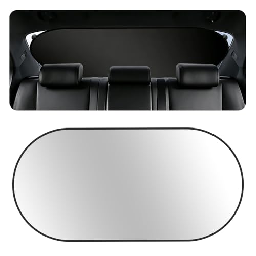 39.3x19.7 Back Window Sun Shades for Car Rear Window Sun Shade with 6 Suction Cups Keeps Car Cool & Protects Interior Quick-Fold Cars Windows Shades for Cars & SUVs