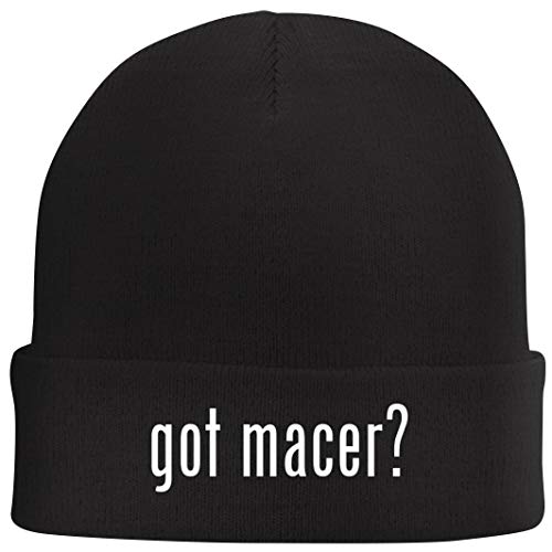 Tracy Gifts got Macer? - Beanie Skull Cap with Fleece Liner, Black