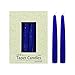 Zest Candle 12-Piece Taper Candles, 6-Inch, Royal Blue