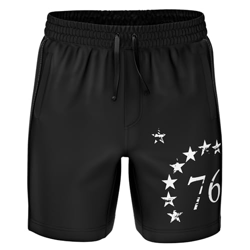Tactical Pro Supply USA Patriotic Men’s Fleece Shorts, Decorated in The USA, Made with 100% Cotton Fleece Material Quick Dry2
