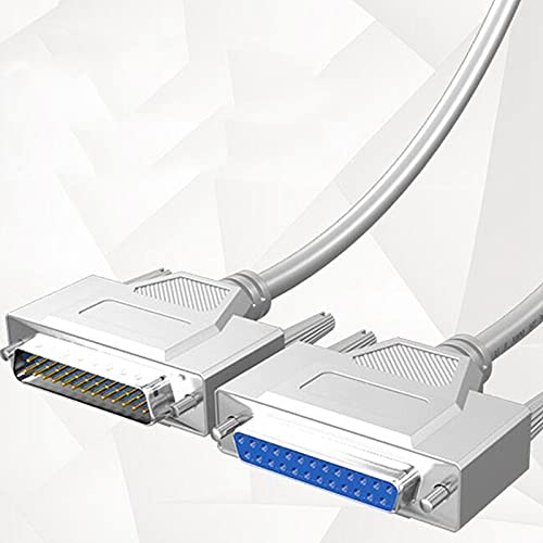 Printer Accesstories 25Pin DB25 Parallel Male to Female LPT Printer DB25 M F Cable 1.5M Computer Cable Printer Extending Cable 25 Pin LPT| | - - (Color: White)