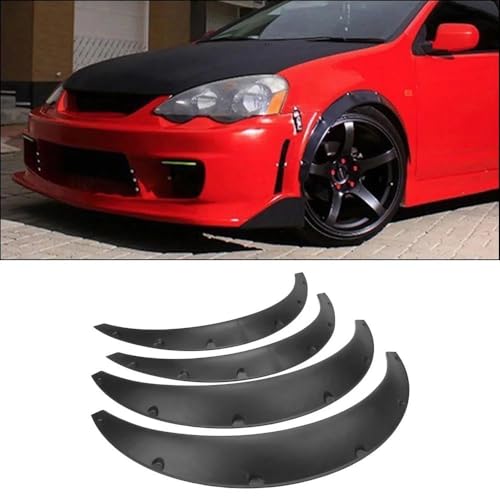 Garde-boue ABS extensions de 2 pouces pour rassemblement et exposition auto