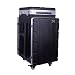 Crossrock Console case with wheels for 10U adjusted rack rail on top,16U front & rear(CRC16MAX/W), Console-10U/16U