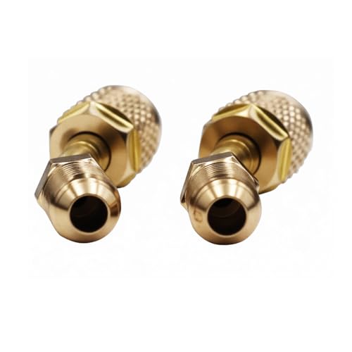 Conectores fluorados 45° R22-R410 1/4 a 5/16 miniatura 4