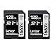 Lexar Professional 1667x Scheda SD 128 GB Set da 2, Scheda di memoria SDXC UHS-II, Fino a 250 MB/s di lettura, Class 10, U3, V60, SD per Fotografi Professionisti, Videografi (LSD1667128G-B2NAA) immagine