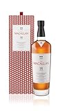 Macallan 18 Jahre, Double Cask, Single Malt Scotch Whisky, mit Geschenkverpackung, Noten von Trockenfrüchte, Ingwer und Toffee, 40% Vol, 700ml Einzelflasche