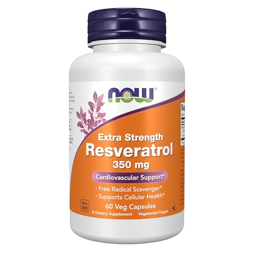 now foods supplements extra strength resveratrol 350mg natural trans resveratrol from 700 mg japanese knotweed extract 60 veg capsule
