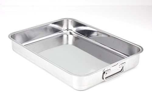 Rustidera Inox 40X29Cm 2747 En Oferta Gnali - Fuente Para Horno (Acero Inoxidable, Rectangular, 40 Cm)