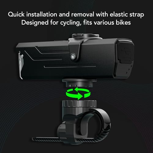 Luz de bicicleta frontal para ciclismo nocturno con faro recargable 5