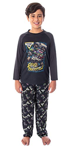 Pyjama Monster Truck garçon ensemble Skull Throttle Monster Jam taille 2XL 18-20 ans