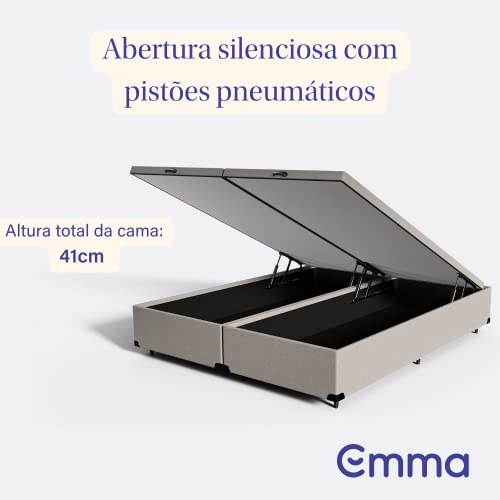Cama Baú Emma® - Queen (158x198cm) - 1 ano de garantia