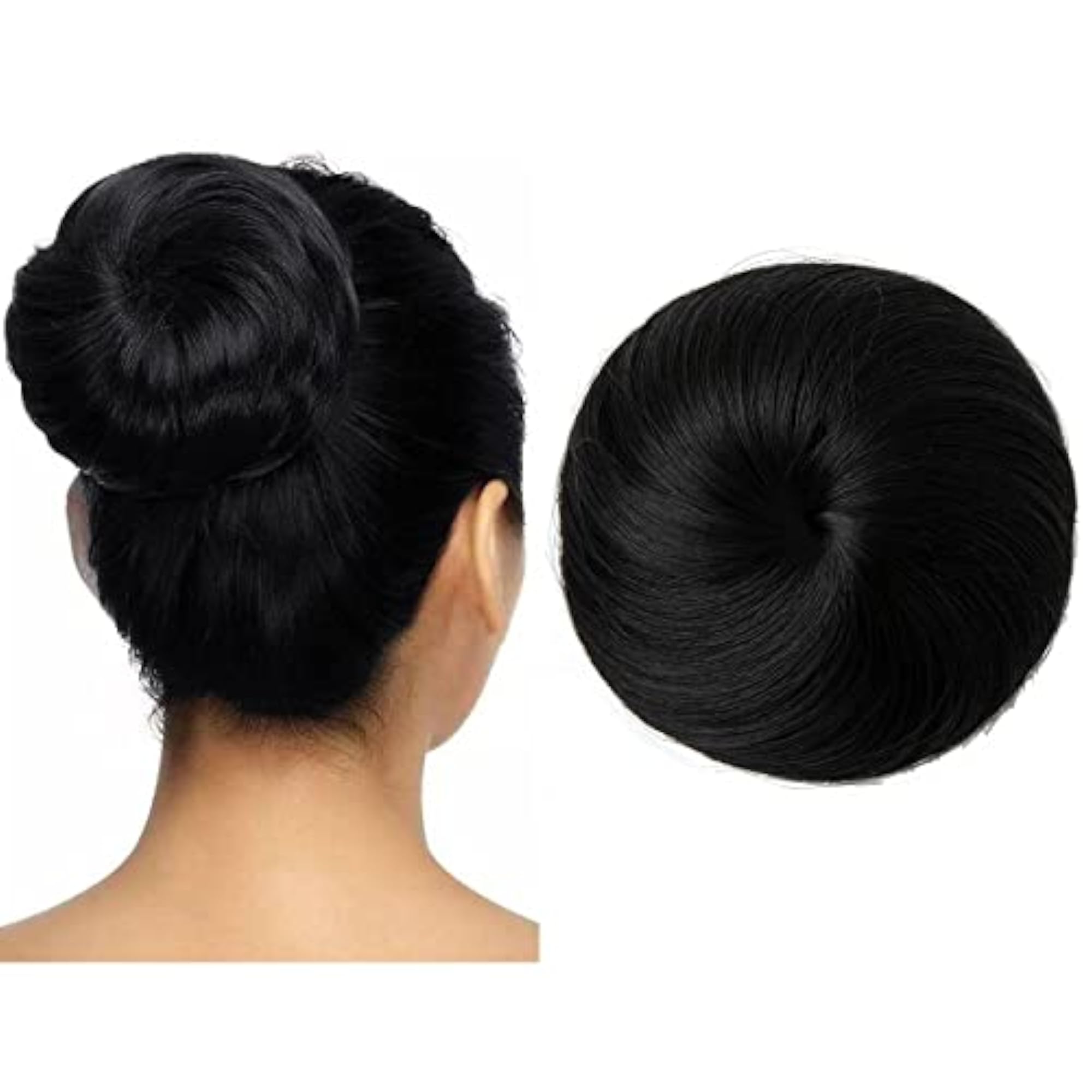 Brown Buns Extension Drawstring Updo Donut Chignon