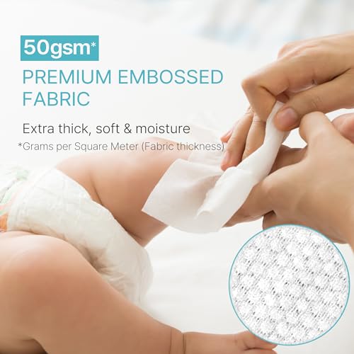 Image of BEBESUP- Korea's #1 Light Baby Wipes - Safe even for Atopic Skin Hypoallergenic Water-Based Unscented Alcohol & Paraben-Free Organic Flip-Top Plant Based Organic Baby Wipes (640 Count 8 Packs)