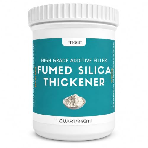 TITGGI Fumed Silica Thickener for Epoxy Resin and Coatings 1 Quart (946 mL)