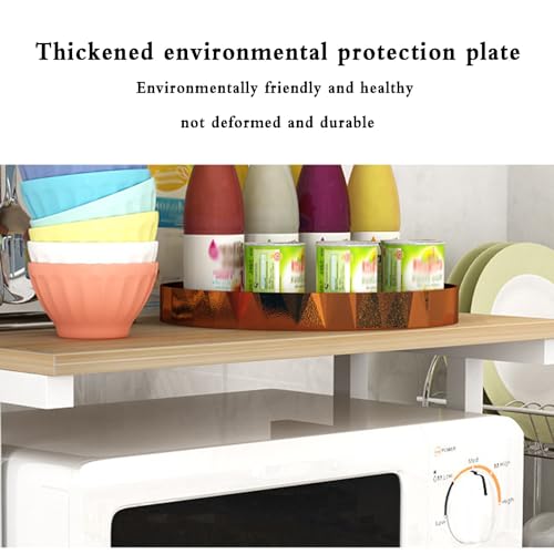 Rangement cuisine pour micro-ondes gain de place comptoir