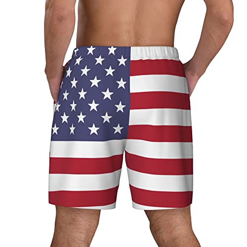 Weiping Lf Men’s 2 In 1 Running Beach Shorts 7" Lightweight Workout Gym Training Athletic American Flag Shorts With Phone Pockets For Men #TOP5