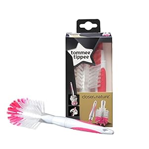 Tommee Tippee Closer to Nature 2-in-1 Baby Bottle Brush (Assorted)