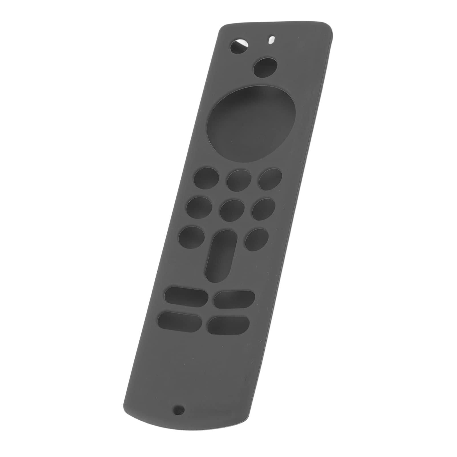 Fernbedienungs-Silikonhülle für TV Stick, Fernbedienungshülle für TV Stick für rutschfeste Silikon-Schutzhülle mit Trageband der 3. Generation (Gray)