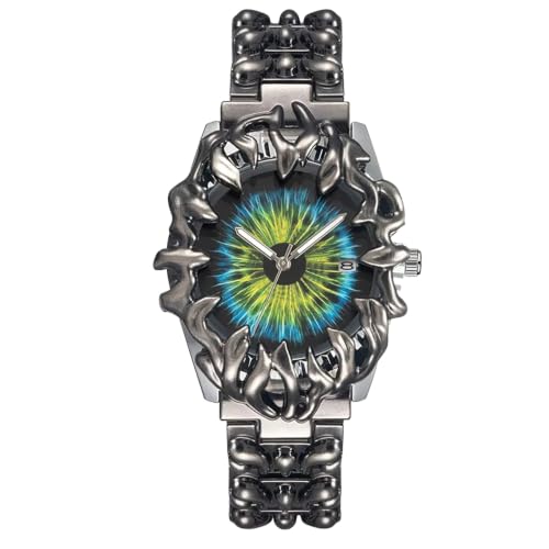 Image of CARLIEN Gothic Claw Watch for Men - Unique Stainless Steel Wristwatch
