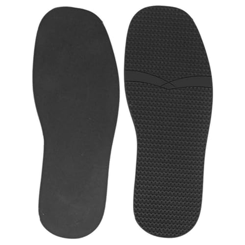 Men Women Anti Slip Leather Shoes,Non Skid Wear Rubber Sole with Raised Grain for Superior Traction Casual Dress Slip On Shoes (Black)2