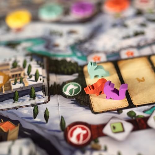 The Fox Experiment juego de mesa de estrategia para 1-4 jugadores miniatura 5