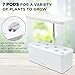 Ivation 7-Pod Indoor Hydroponics Growing System Kit Herb Garden planter w/ LED Grow Light