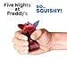 Five Nights at Freddy’s Metallic SquishMe Collector’s Box (Set of 5) – Security Breach Characters | Metallic Finish, Strawberry-Scented, Slow-Rise Foam Display Set
