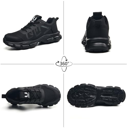 Image of Steel Toe Safety Shoes for Men Women Work Sneakers Breathable Lightweight Industrial & Construction Shoe
