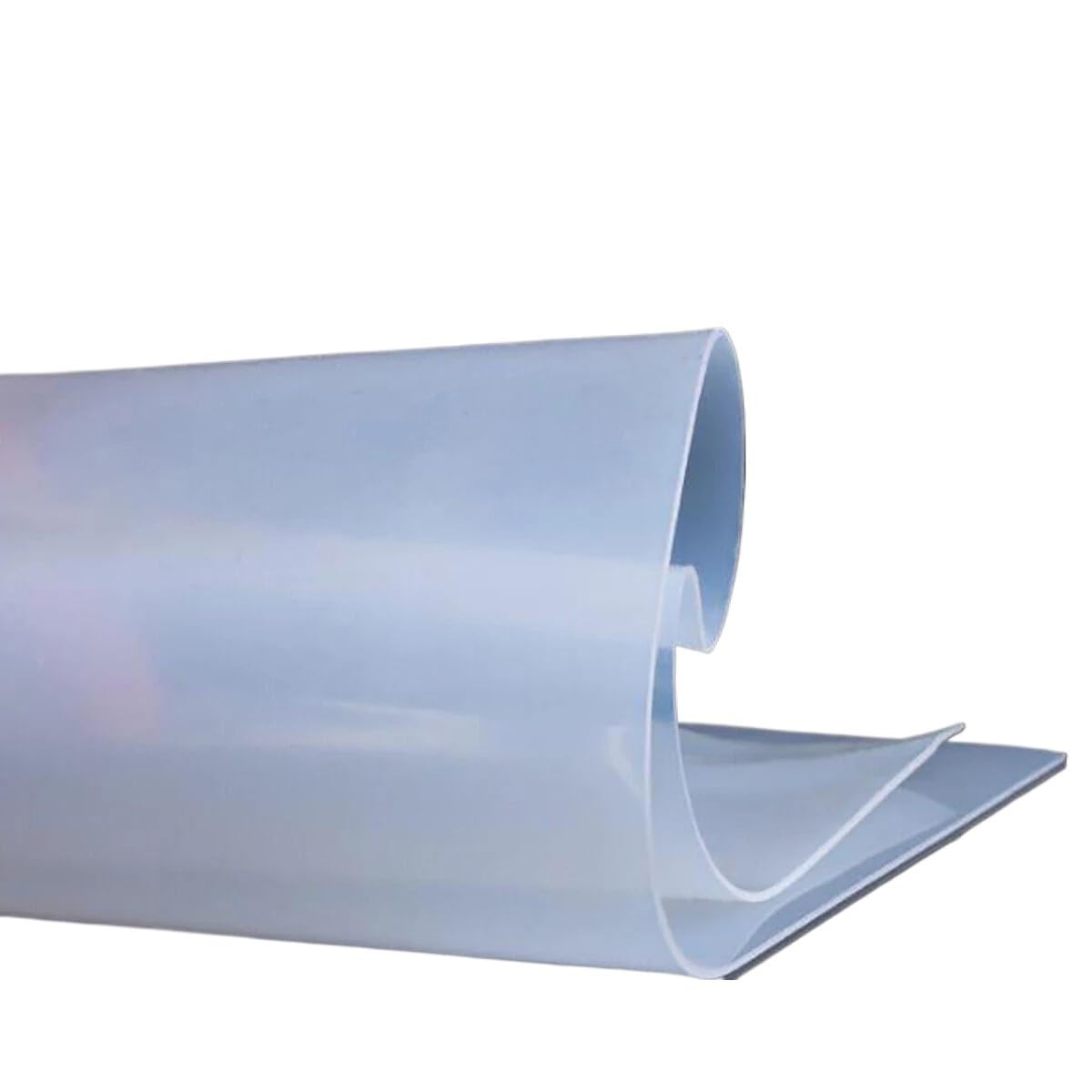 Jieyuzyuo Color Clear Transparent Silicrubber Sheet 0.1Mm/ 0.2/0.3/0.4/0.5/0.6-1.5Mm Thick,Sofr Rubber Plate Mat High Temperature Resistant Gasket/Color/500 * 500 * 1.5Mm