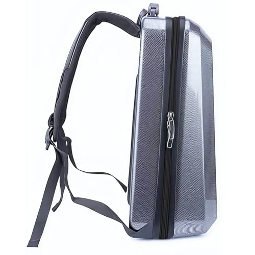 Image of Tukzer Hard Shell Laptop Travel Backpack Aliens Series-Polycarbonate Material with 7 Multi-utility Compartments for Laptops up to 15.6 inch,Tablets, ipad, smartphones,powerbank,HDD for Office & travel-BLK