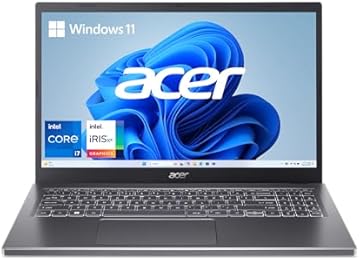 Aspire 5 15 Slim Laptop | 15.6" FHD IPS Touch 1920 x 1080 | Intel Core i7-1355U | Intel Iris Xe Graphics | 16GB LPDDR5 | 512GB Gen 4 SSD | Wi-Fi 6E 802.11ax | Backlit Keyboard |