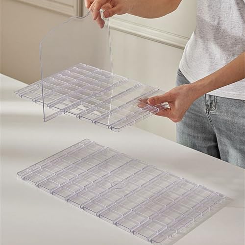 Séparateurs d'étagères blancs et transparents pour garde-robe de chambre - 6