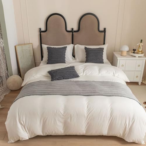 Toalla de extremo de cama gris oscuro de 50x240 cm para proteger y decorar 3