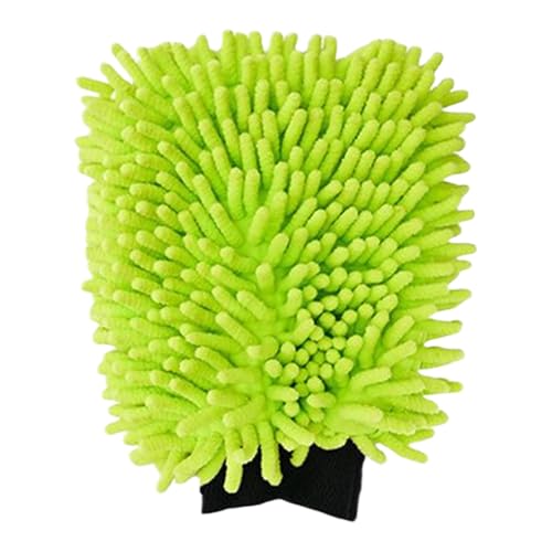Detalle automático Wash Facher - Guantes de lavado sin arañazos | Detalles del coche - Guante de lavado absorbente | Guante de lavado de microfibra de chenilla | Auto absorbente -det-a
