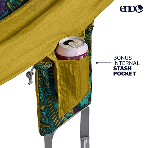 Image of ENO, Eagles Nest Outfitters DoubleNest Lightweight Camping Hammock, 1 to 2 Person, Special Edition Colors, ATC