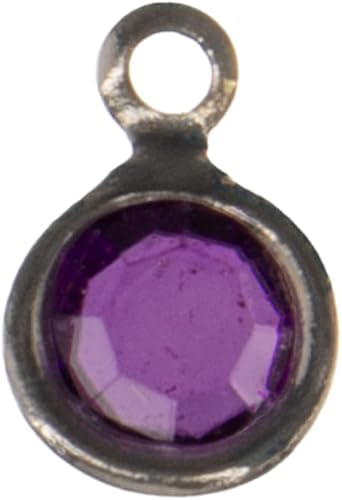 Miniatura 10 de Craft County Dijes colgantes de piedra natal para hacer joyas, pulseras y collares, disponibles en paquete individual, 5, 10 y 20 unidades