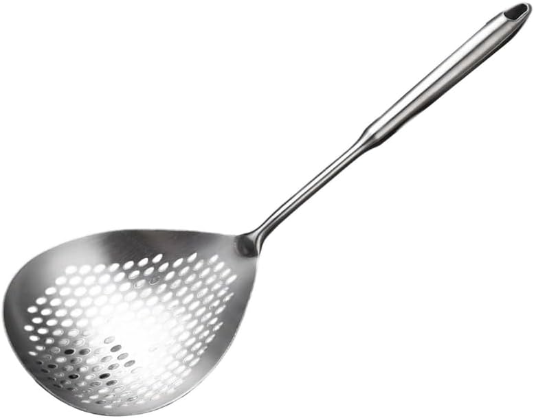 Multifunctional Stainless Steel Skimmer Strainer Ladle Vegetable Broth Tool