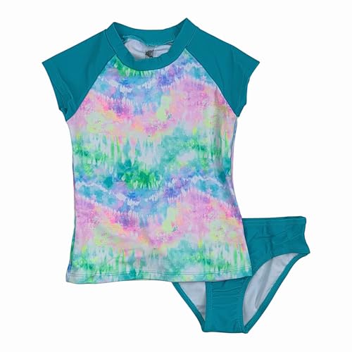 Image of Girls' 2-Piece Tankini Swimsuit Cute Beach Swimwear Summer Bathing Suits for 4-16 Years Girls