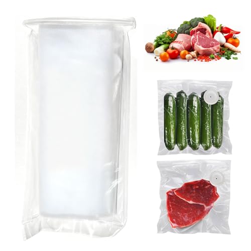 Image of Vacuum Sealer Bags for Food, BPA-Free Food Storage Bags, Freezer, Microwave - Odor-Resistant, Leak-Proof - Compatible with Auletor Mason Jar Vacuum Sealers (10PCS)