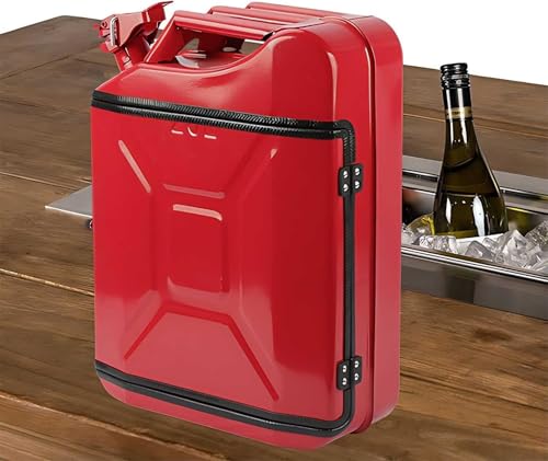 Gabinete de la barra de whisky y juego de minibar portátil para hombres 5
