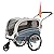 Sepnine & Leonpets 2 in1 pet Dog Bike Trailer Bicycle Trailer and Stroller Jogger 20303 (Blue/Grey)