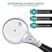 MagniPros 3 Ultra Bright LED Handheld Magnifying Glass with 3X, 4.5X, and 25X Magnification - Perfect for Reading Small Prints, Maps, Coins, Inspection, and Jewelry Loupe