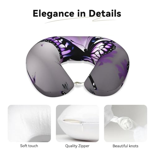 Almohada de espuma viscoelástica con funda negra y diseño ergonómico miniatura 4