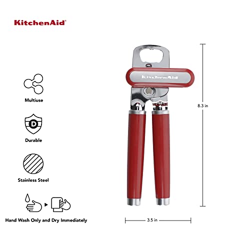 image for KitchenAid Classic Multifunction Can Opener and Bottle Opener Easy to 