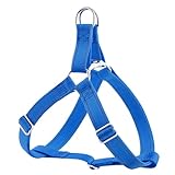 Plutus Pet Step in Dog Harness, Reflective, Adjustable, and Secure with Metal Buckles, Quick Fit Dog Harness for Puppy, Small, Medium and Large Dogs, Royal Blue, L