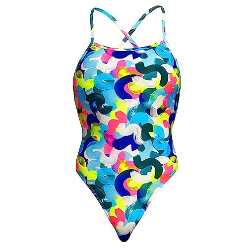 Funkita Badeanzug Damen Brusch It Off zum Binden, Größe:38