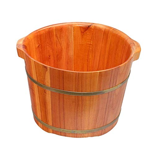 Balde de madera para spa de pies y masaje en casa